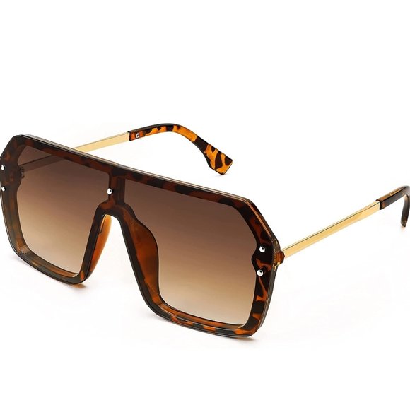 Brown Stylish Sunglasses- Unique main image 4